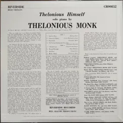 Thelonious Monk – Thelonious Himself - LP