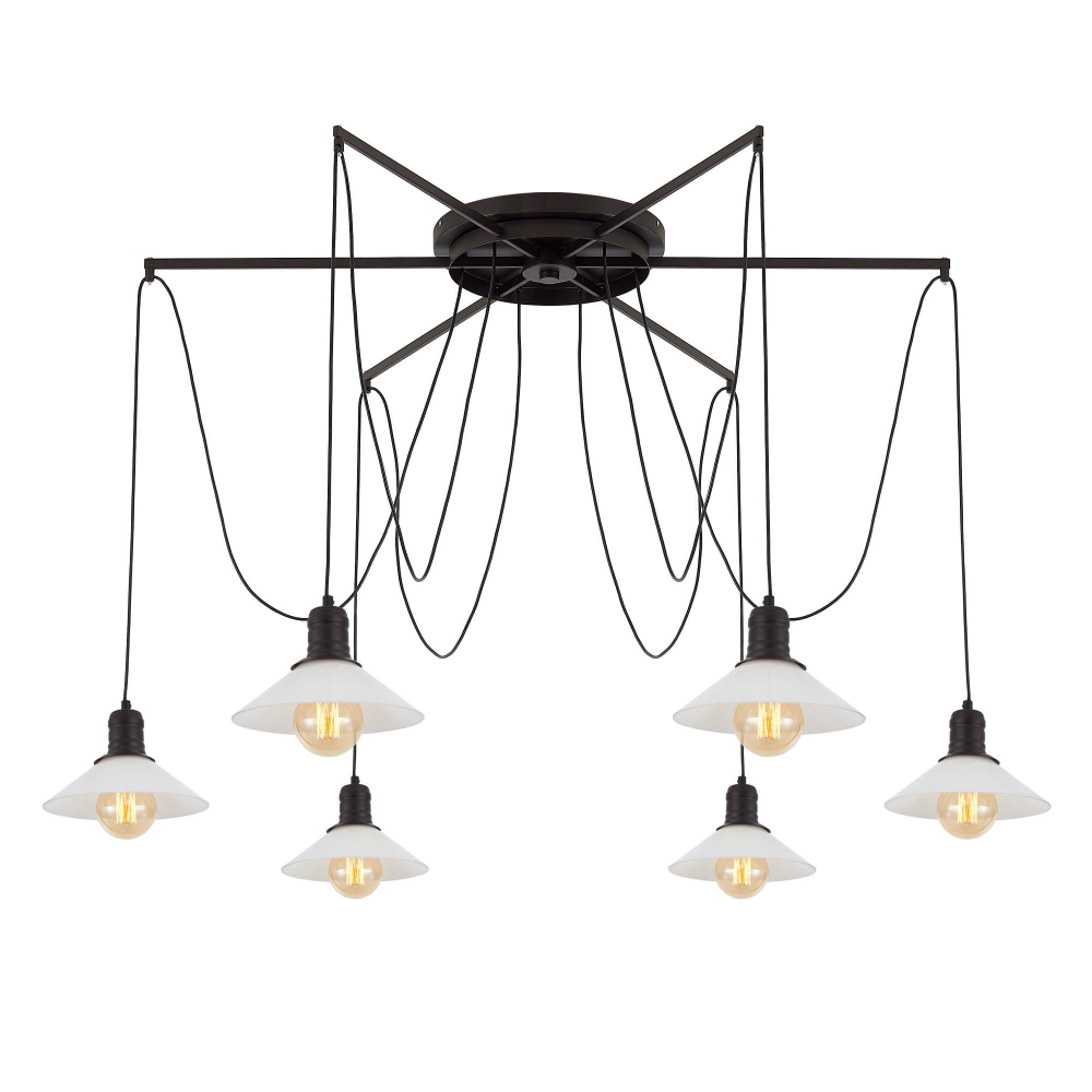 Citilux Эдисон CL451262 Люстра паук Венге