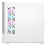 Корпус darkFlash DK415M, Без БП, mATX, белый, 2xFRGB FAN, 2xUSB2, 1xUSB3, бок: закалённое стекло на шарнирах (DK415M-FWH)