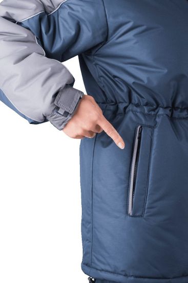 Костюм зимний женский "Вега" брюки (т.синий/серый)