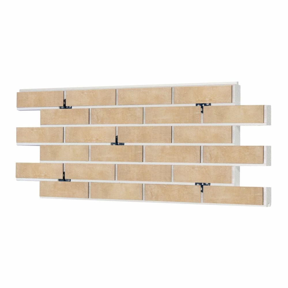 Клинкерная термопанель ППС BestPoint Loft Brick Salt 1020х455 мм