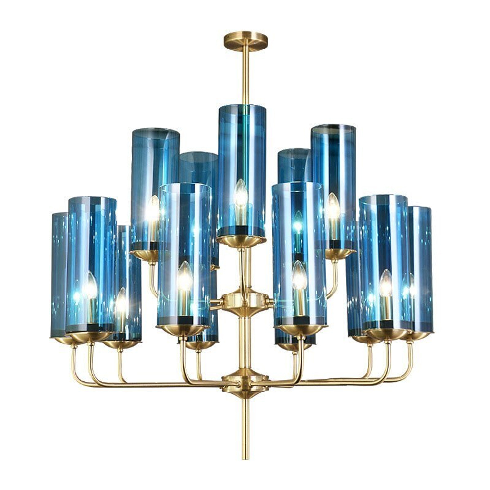 люстра Glass Tube Chandelier 15