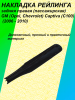 Накладка рейлинга задняя правая (пассажирская) GM (Opel, Chevrolet) Captiva (C100) (2006 - 2010) 96439694