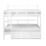 Кровать двухъярусная Гаус 90х200 с ящиком, белый