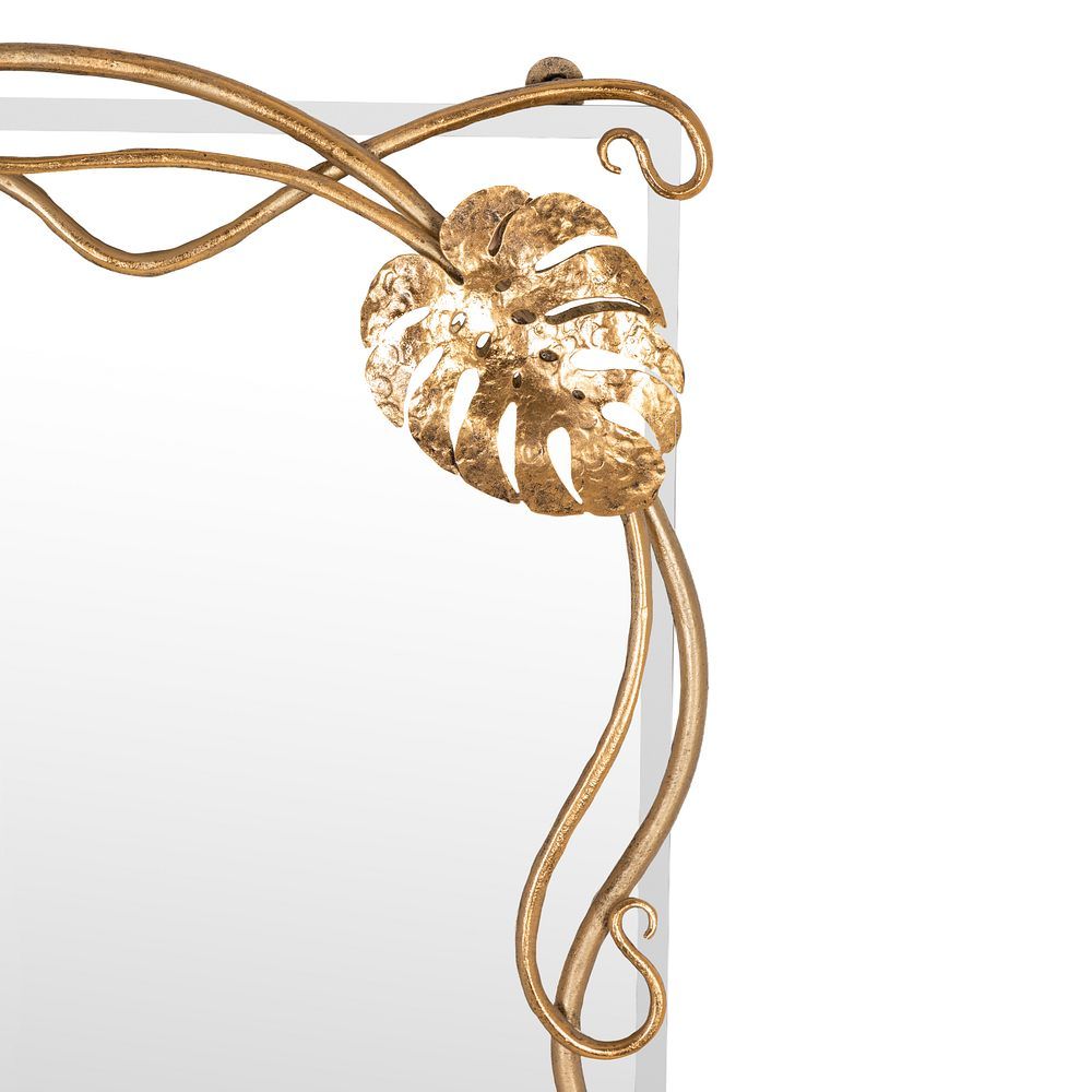 Зеркало настенное Monstera Deliciosa (Монстера) 140 Найт Амбер