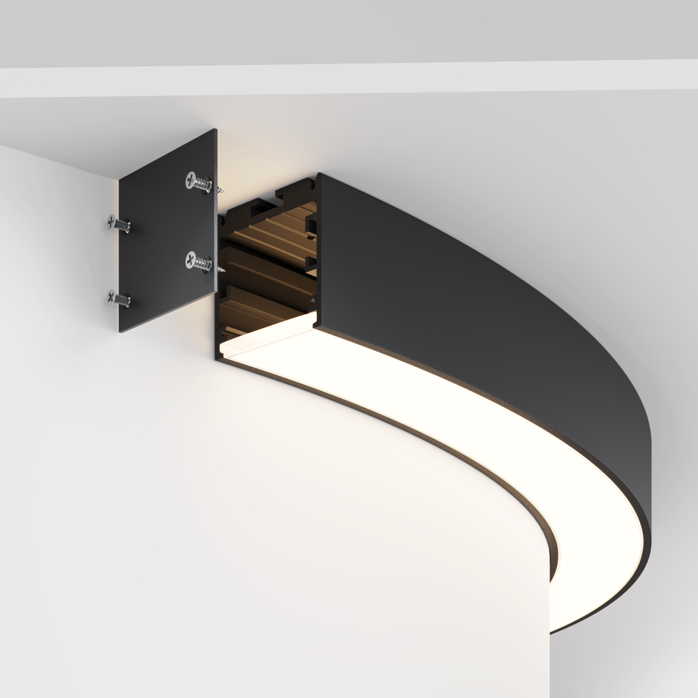 Профиль Led Strip ALM-3535R-B-D-90°-0.8M