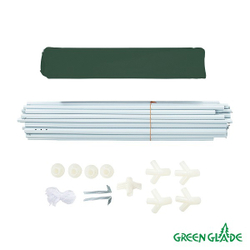 Тент садовый Green Glade 1018 2,4х2,4м/3x3x2,5м полиэстер