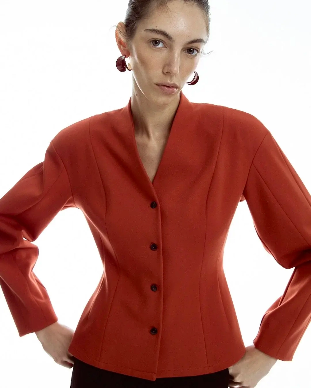Жакет Jasmine морковный