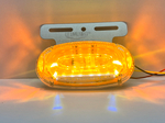 24V / Боковые Светодиодные габаритные фонари, 24 вольта, оранжевый, ОптиЛюм, LEIMU (за 1 шт.) -