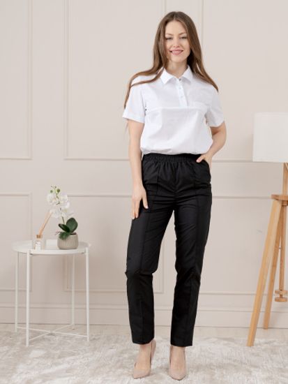 Брюки женские М-311-124 ( Тиси/черный)