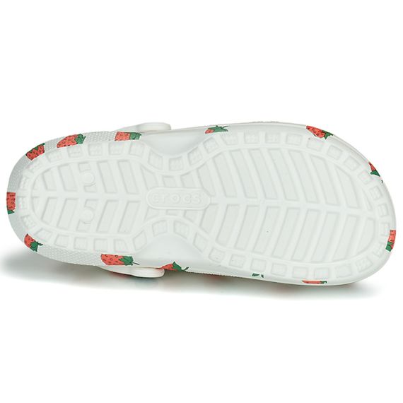 Crocs Comfort Wear-Resistant Cotton Sandal 'White Red'