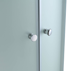 Душевая кабина AvaCan (АваКан) C3080 LED со средним поддоном, с ГМ, с электрикой и LED освещением, 80х80х215