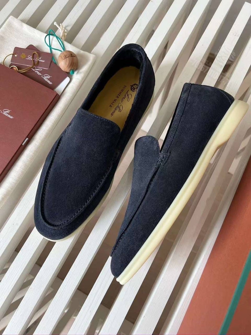 Лоферы Loro Piana Summer Walk с мехом