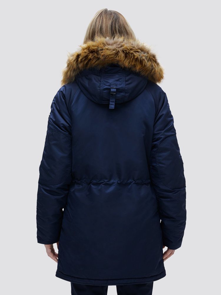 Парка Alpha Industries N-3B W Parka Replica Blue (синяя)