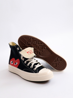 Кеды Converse x Comme des Garcons Play Chuck 70 Hi Black - 42 EU