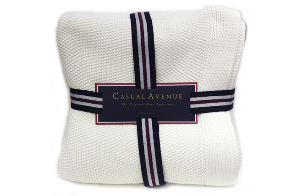 Плед-покрывало 230х240 L'appartement Fulham слоновая кость