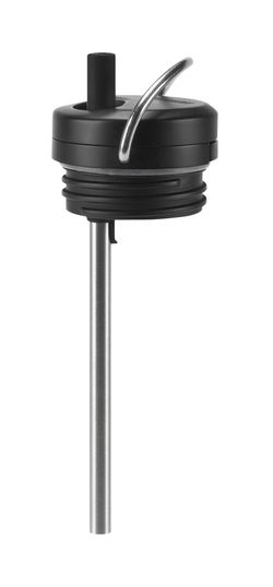 Набор крышка Klean Kanteen TKWide Twist Cap Taupe, трубочки с ёршиком