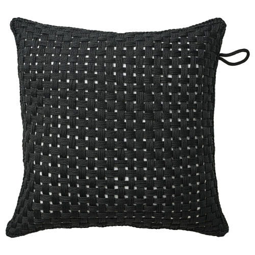 Чехол на подушку IKEA TOFTO (ТОФТО), Черный, 50x50 см