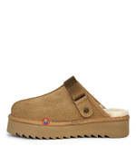 GOLDENSTAR CLOG PLATFORM Chestnut