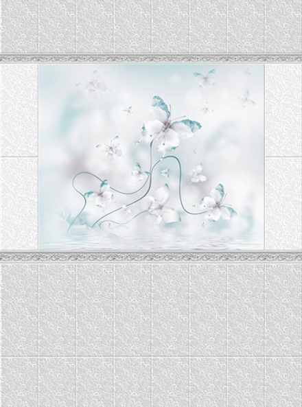 Панель ПВХ Discovery Бабочки (панно из 6 шт.)