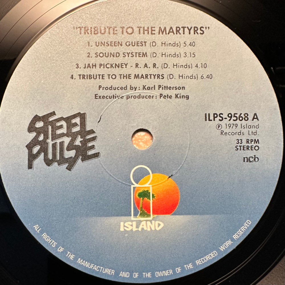 Steel Pulse - Tribute To The Martyrs (Европа 1979г.)