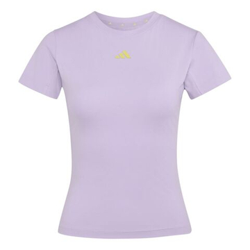Женская теннисная футболка Adidas 3 Stripes - power purple