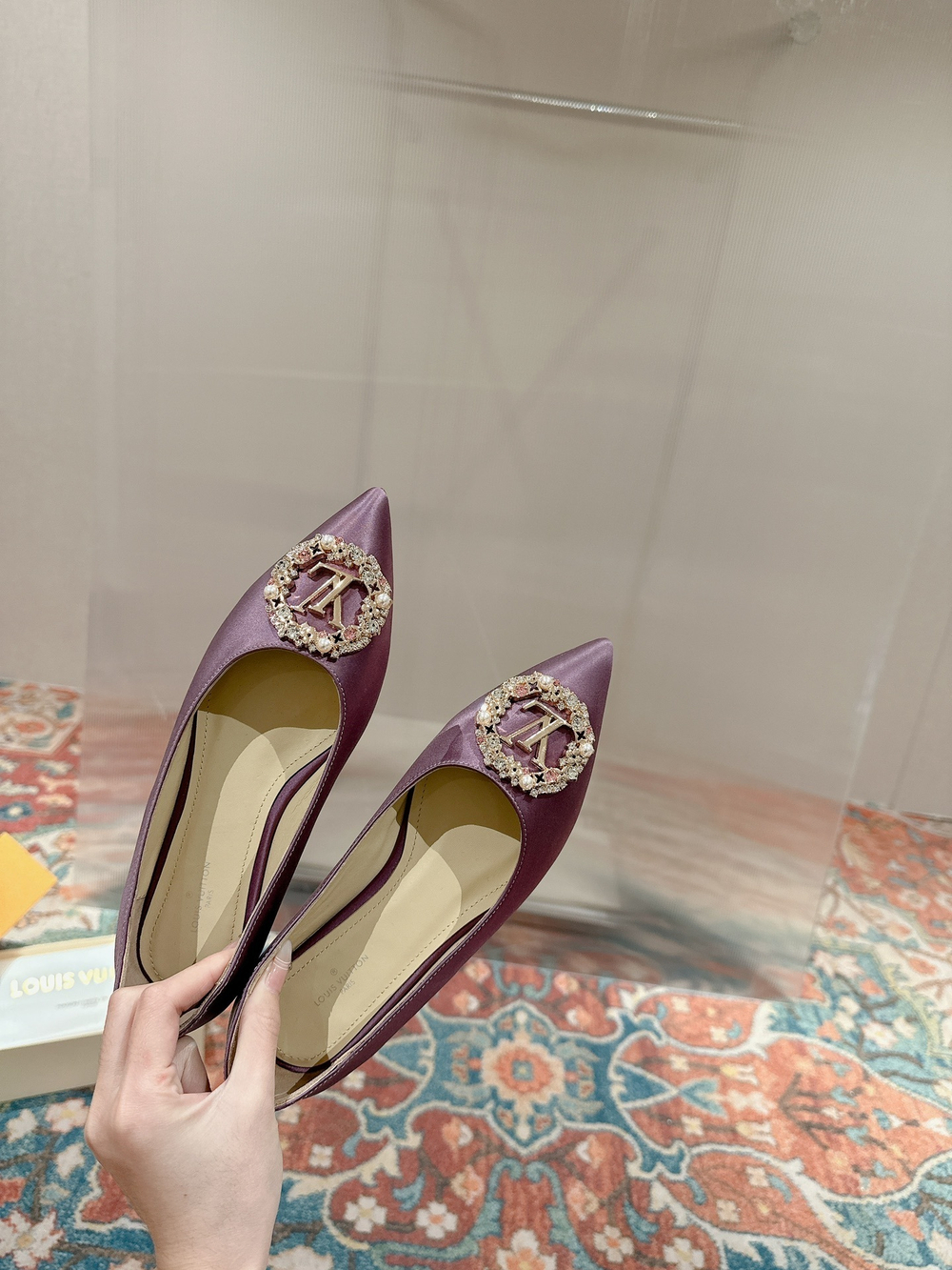 Louis Vuitton Met Flat Ballerina