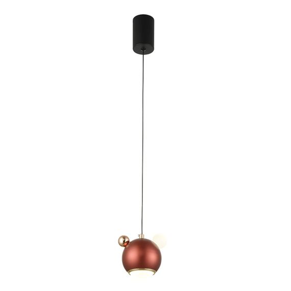Подвесной светодиодный светильник Crystal Lux Amigo SP Led Red