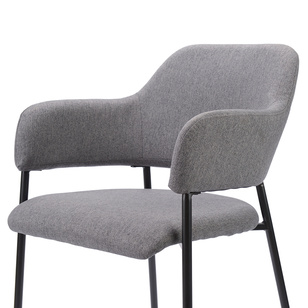 Стул wendy, рогожка, темно-серый