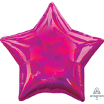 Шар фольгированный Звезда 48 см (Малиновый)