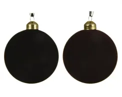 Набор стеклянных шаров Черный бархат 80 мм., 3 шт., Kaemingk (060954)