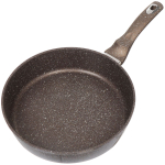 Сковорода алюминий, 28 см, антиприг, Daniks, Гранит Олимп, корич, DFP-28-BR-IND, индукц