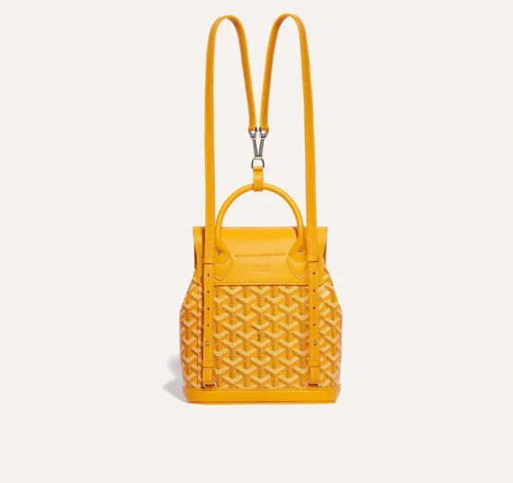 Рюкзак GOYARD Alpin Mini, жёлтый