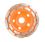 Чашка алмазная зачистная, 125 мм, двухрядная Вихрь