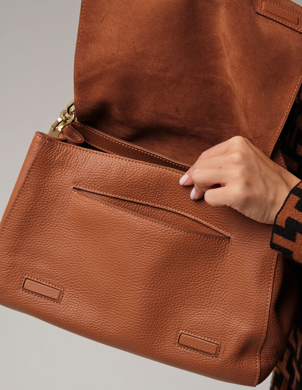 Сумка Deboro 31066 коричневый камень