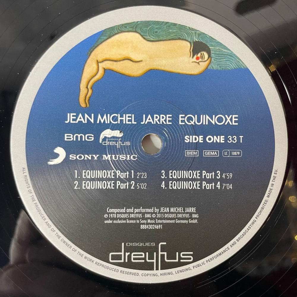 Виниловая пластинка LP Jean Michel Jarre Equinoxe (EU 2015)