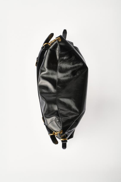 ZARA X WILLY CHAVARRIA КОЖАНАЯ СУМКА-МАКСИ, ЧЕРНЫЙ