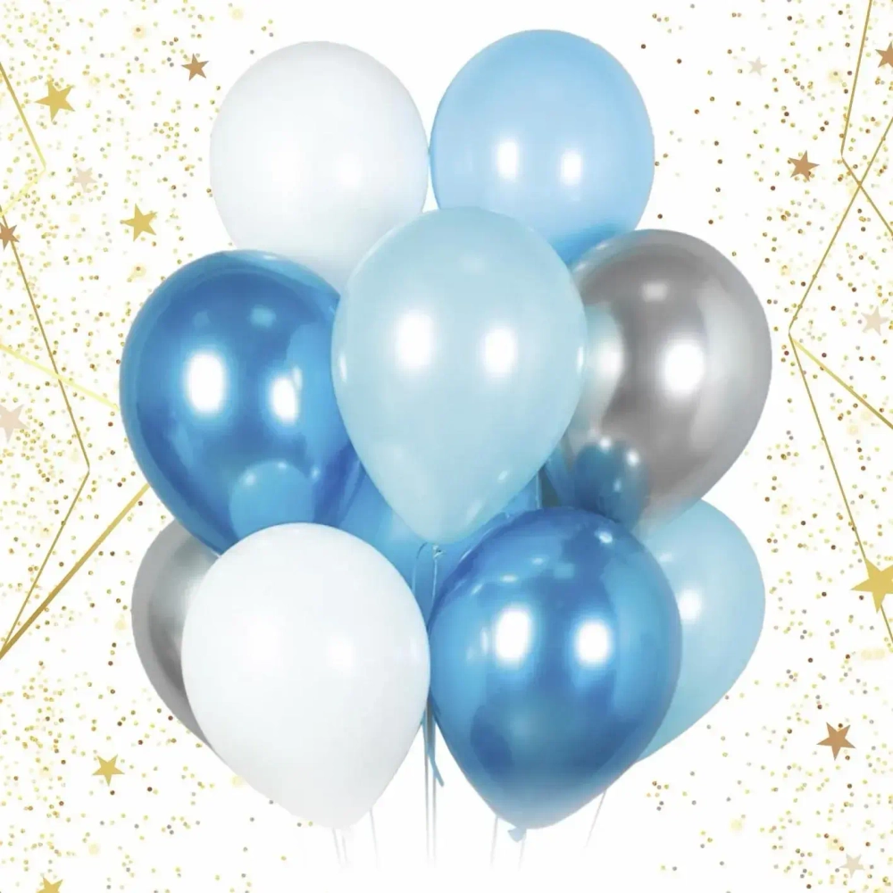 Набор шаров 10 шт «Голубая лагуна»