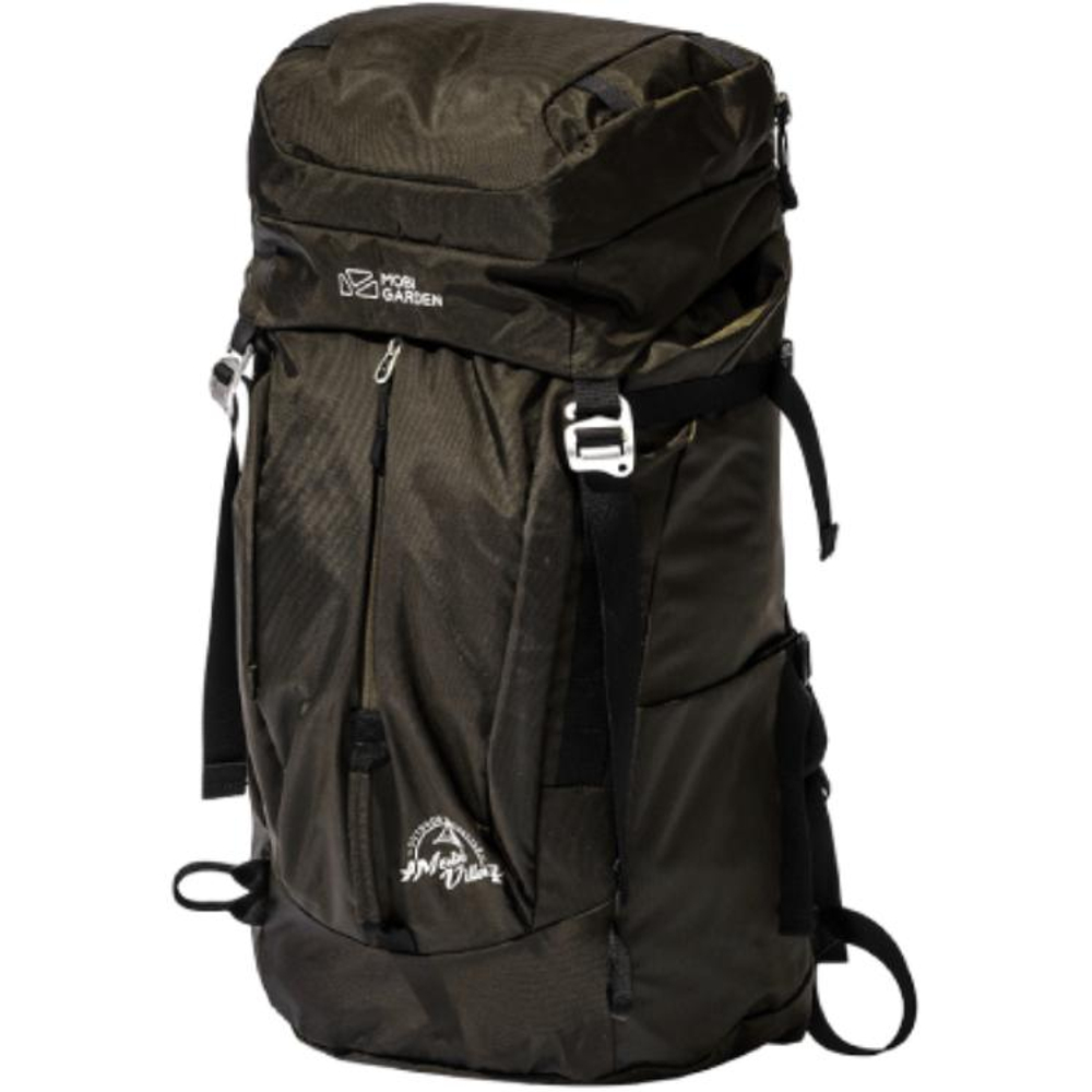 MOBI GARDEN 45L Mountaineering Bag Backpack Outdoor Bag Polyamide Olive Oils Green & Black Cyan Unisex