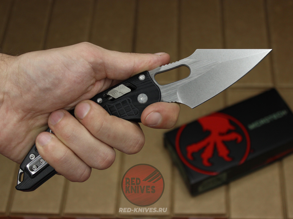 Нож MICROTECH STITCH RAM-LOK FRAG (черный) 169RL-10FRGTBK