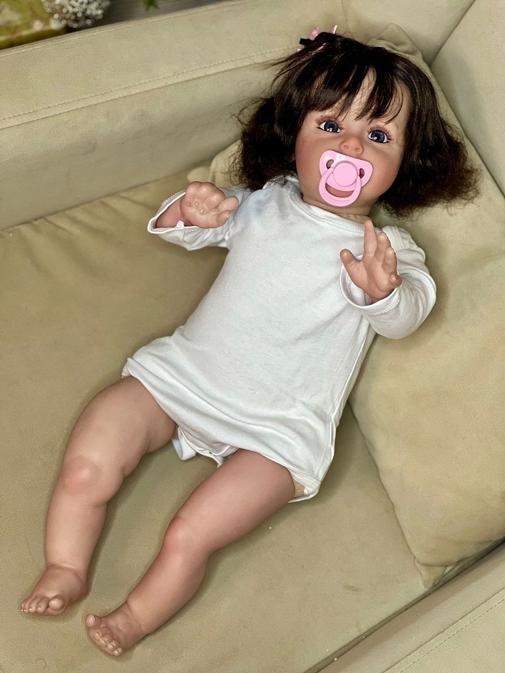 Кукла Реборн мягконабивная 60см в пакете (FA-234)