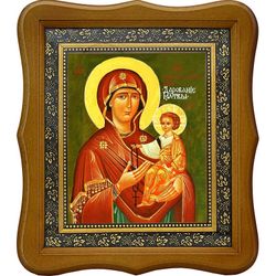 Дарование молитвы. Икона Божьей Матери на холсте.