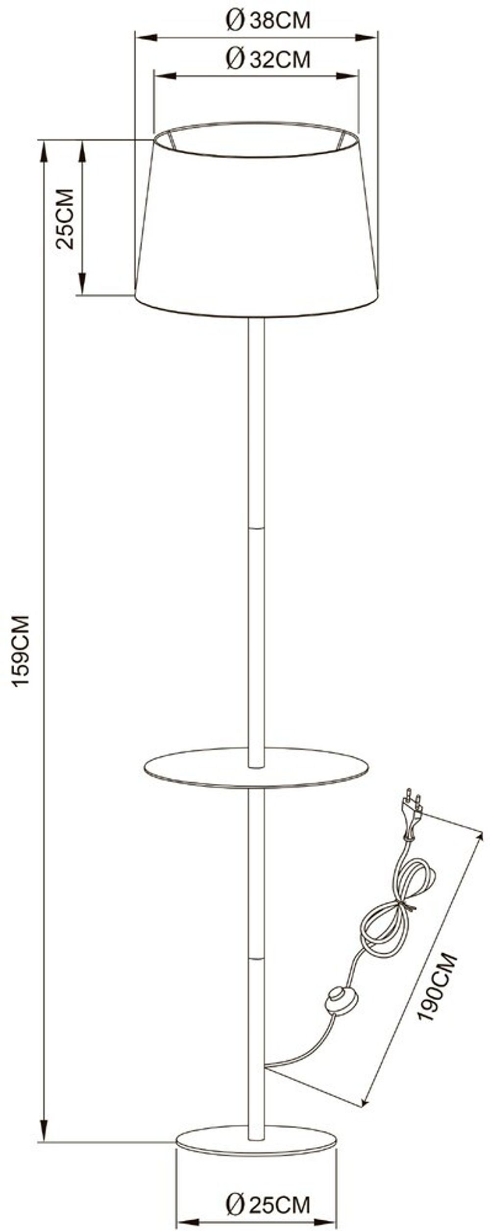 Торшер Arte Lamp