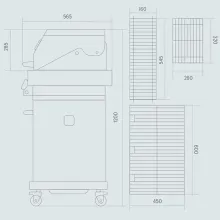 Газовый гриль Primeliner G-class, 4 горелки (c ИК-горелкой), чёрный