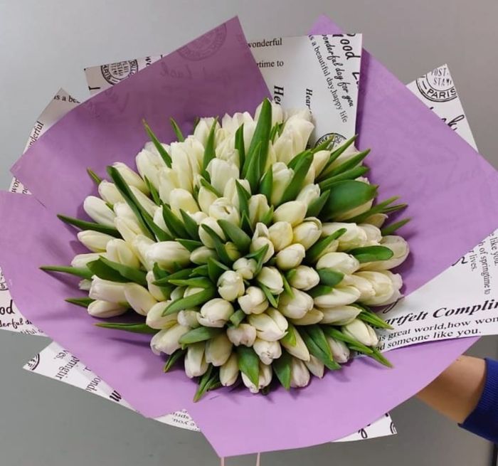 Букет 101 тюльпан (Б-176)