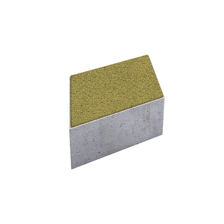 Тротуарная плитка РОМБ - Гранит Желтый