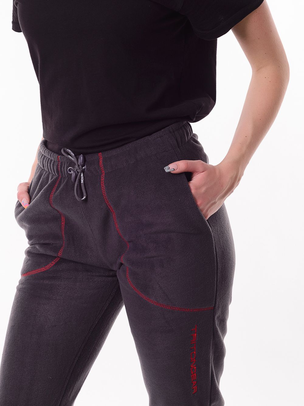 Флисовый костюм "Рич" Женский (Флис, серый) Triton