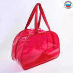 4927650 Сумка в роддом 30х45х20 ПВХ, цветная пленка, ручки рем. лента, цвет красный
