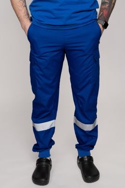 Брюки-джоггеры летние мужские Скорая помощь MedicLine цв. ВАСИЛЕК
