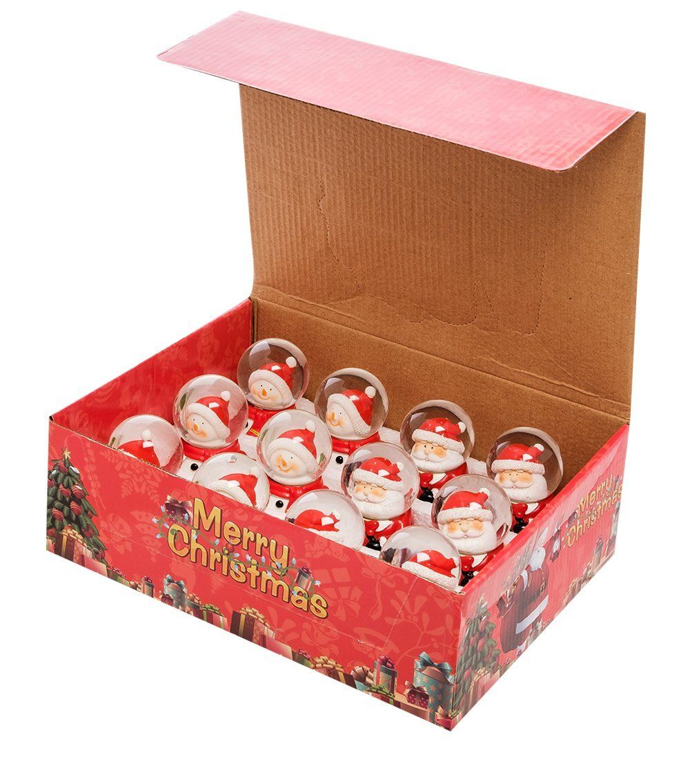 XM-605 Шар со снегом «С Новым Годом!» 2/асс